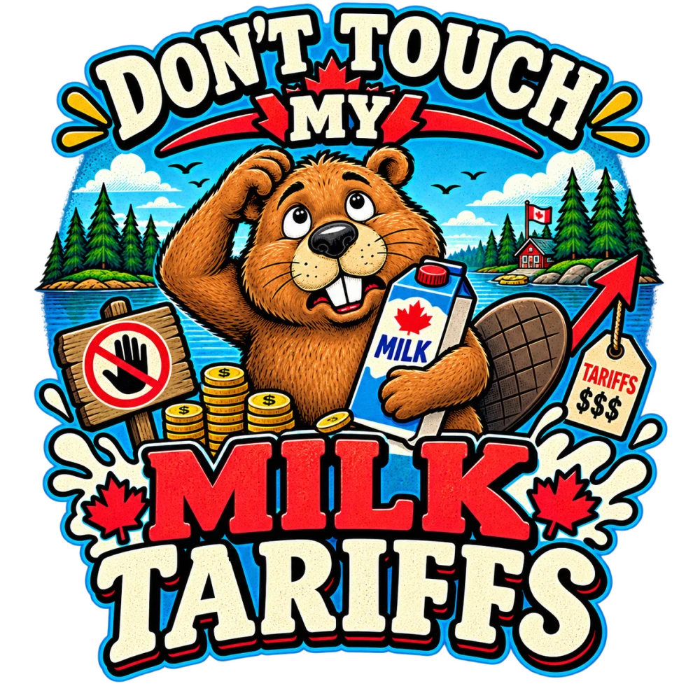 Don’t Touch My Milk Tariffs artwork